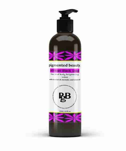 Cleansing And Beautifying African Black Soap Gel Wash – With Lavender And Lemon
